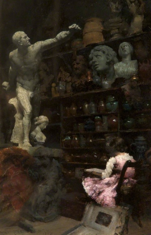 catonhottinroof: Oscar Wilson (1867–1930)  Idling