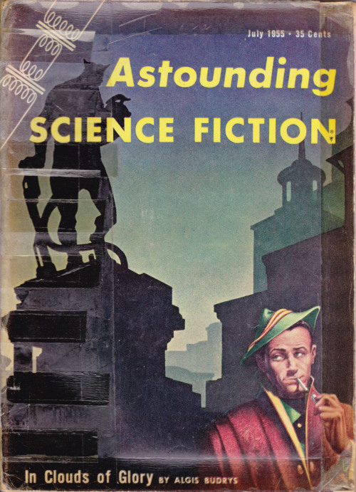 Astounding Science Fiction, July 1955.  Cover: Kelly Freas.