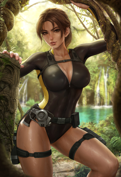 sciamano240:Lara Croft in diving suit, from my newest Gumroad pack.https://gumroad.com/l/KyKef