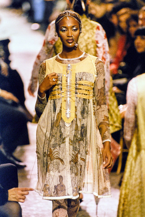 midnight-charm:  Naomi Campbell @ Jean Paul Gaultier S/S 1994 Les Tatouages collection
