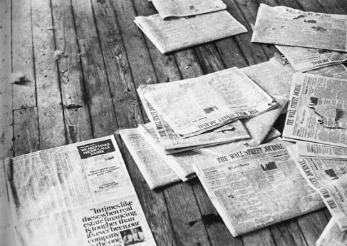 Joseph Beuys. I Like America and America Likes Me, 1974. Photo documentation by Caroline Tisdall.