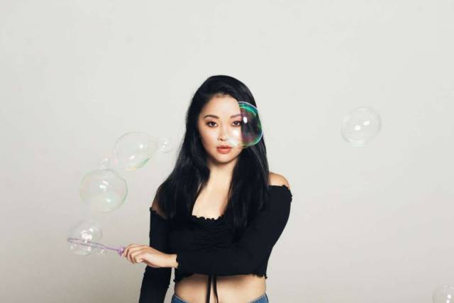 Lana Condor for Nasty Gal