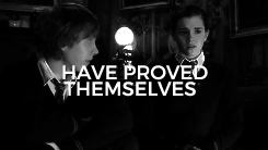 deanthcmvs:  “Sir, am I allowed to tell Ron and Hermione everything you’ve told me?” 
