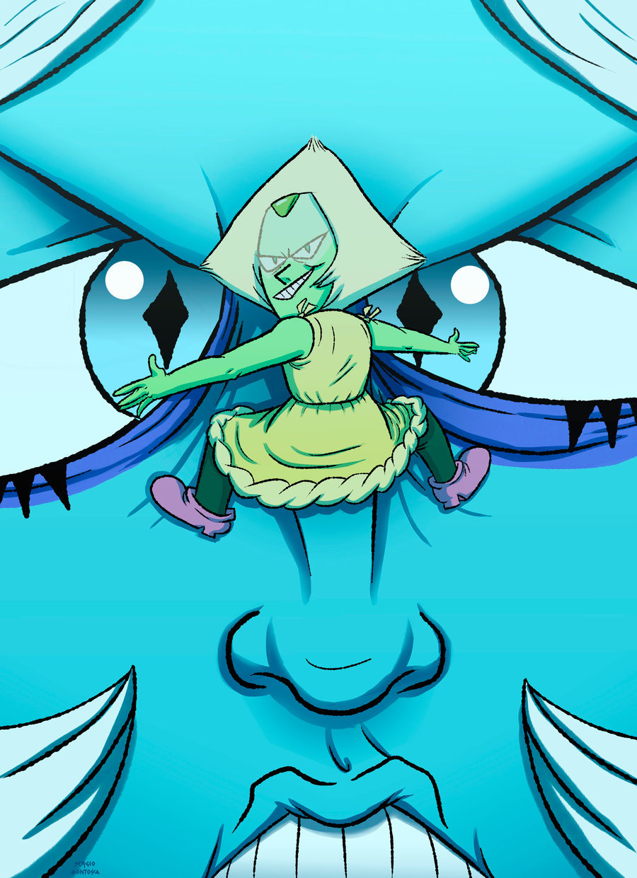 sealmontoya:  P-dot vs The Big-Blue-Head     The epic story of a little green warrior.
