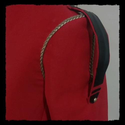 A tiny WIP. Harlock’s red uniform from ‘Arcadia of my youth’#Harlock #cosplay #a