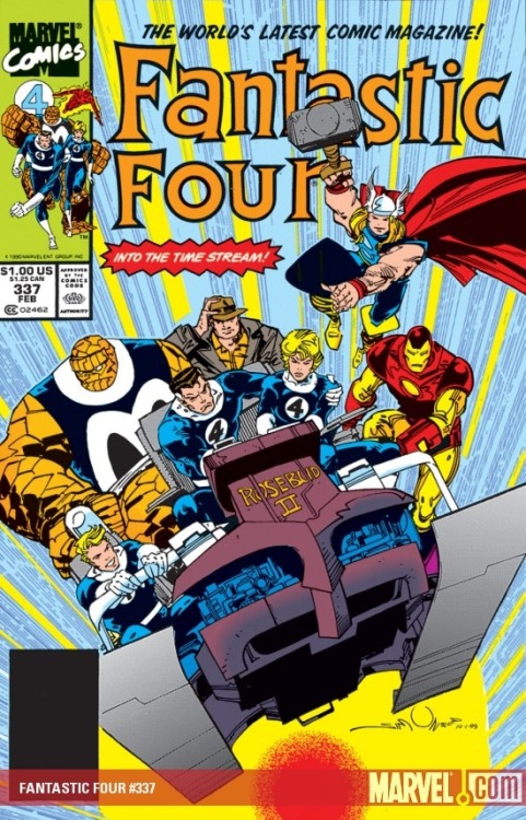 marvel1980s:  1989 - Anatomy of a Cover - Fantastic Four #337 by Walt Simonson