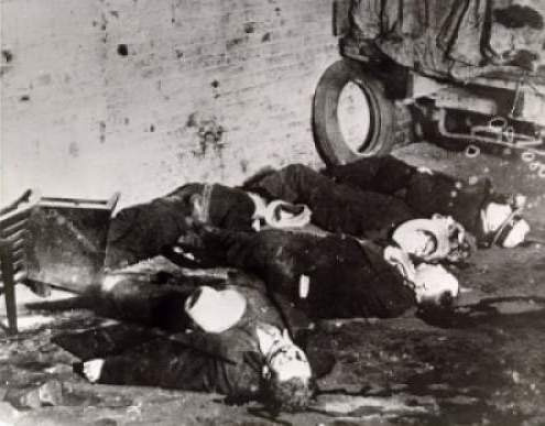 unexplained-events:  The St. Valentine’s Day massacre—the most spectacular gangland