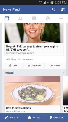 Oh Newsfeed… you cad.