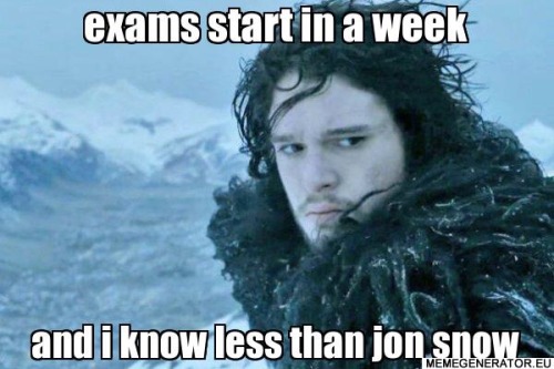girlinwhitecoat:  Starting off with the dose of new GOT. #sotrue 