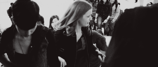 finalgirlfriends:        It’s her first day back to school since                  the infamous meltd