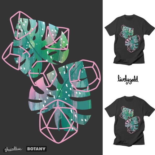 livelygold: Hey all - please vote for my design in the “Botany” challenge on Threadless.
