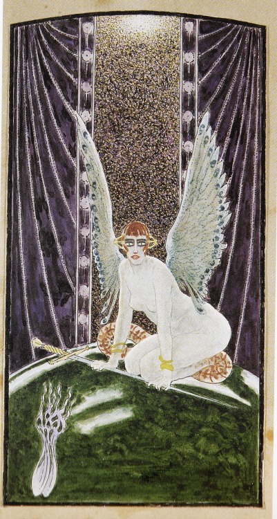 Giovanni Martoglio, Due studi per La Sfinge sul limitare del Mistero, 1910China e acquarello