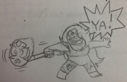 I drew Leg Pearl today...