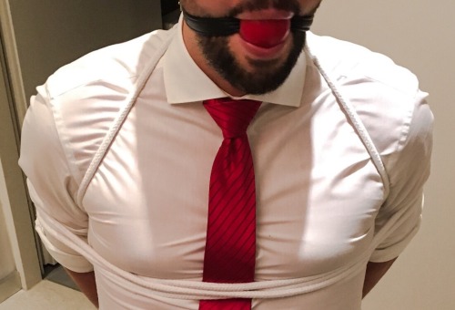 rennegade15: ball gag - tape - ball gag