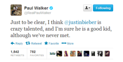 best-lovequotes:  R.I.P Paul Walker for Beliebers