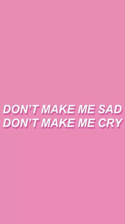 no cry