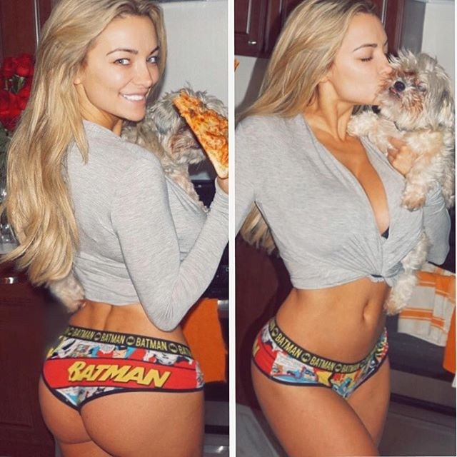 girliminlove:  Well, Now I’m Jealous Of A Dog…  VERY SEXY!
