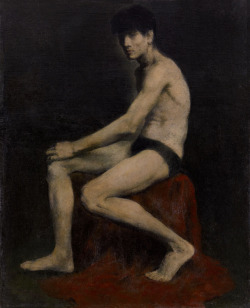 Guorun Wen, Seated male, 1988