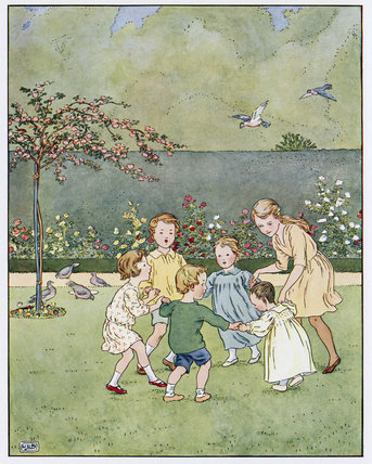 Ring o’ Roses, from ‘Ring o’ Roses: a nursery rhyme picture book’, Pub. Lond