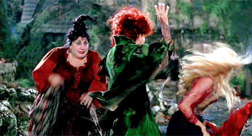 scottstiles:Witch hunters. Observe. They wear black robes and carry axes to chop the wood to burn us