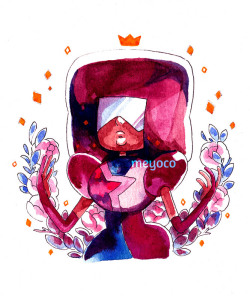 cousaten:  Garnet, Ruby, and Saphy paintings