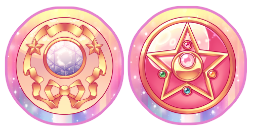 ispeakcute:Crystal Star Compact and Prism Heart compact pillow designs.To order, follow the link bel