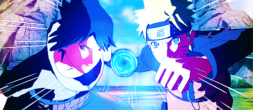 Naruto And Sasuke In Ultimate Ninja Storm Revolution.