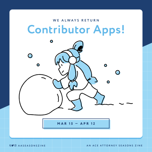 aaseasonszine:  aaseasonszine:   WE ALWAYS RETURN: CONTRIBUTOR APPLICATIONS!   We Always Return is a