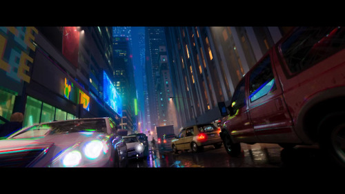 Artistic scenes from Spider-Man: Into the Spider-Verse (2018)