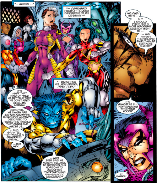 The X-Men are trying to figure out how to save the dayUncanny X-Men #344, May 1997Writer: Scott Lobd