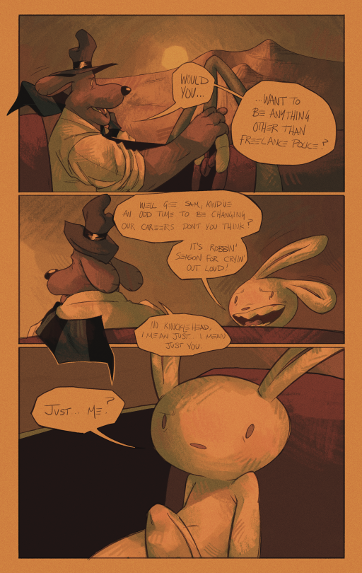 sootnuki:comic thingythumbnails + dialogue by @skelunkercleanup + inking by @brawcoliecoloring