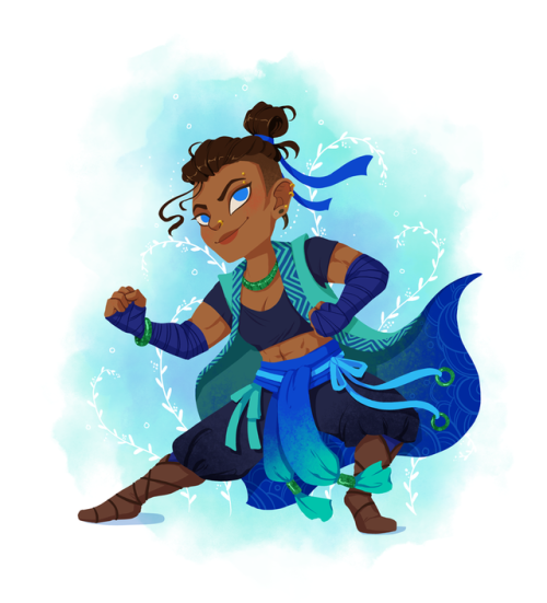 magnus-mcelroy:larndraws:Oh hey! It’s my favourite monk, Beauregard! [Image description: 