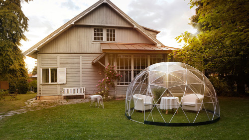 timetravelingowl:archatlas:Garden IglooGarden Igloo is both weatherproof and rust resistant, 100% re