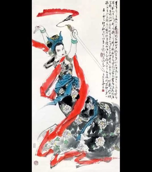 siumerghe:Gongsun-daniang (公孫大娘; aunt Gongsun) - a famous sword-dancer of the Tang dynasty. It is sa