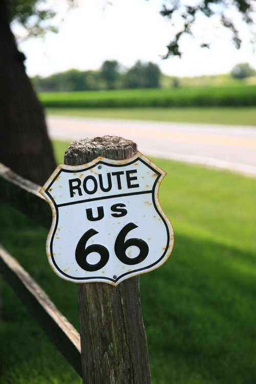 travelroute66: Old 66 in Illinois. Still green. My Route 66 Galleries, with all the good stuff: htt