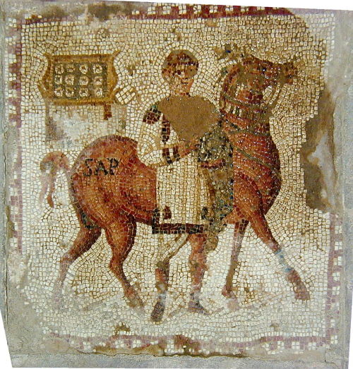 last-of-the-romans:Mosaic of Horses, Archaeological Site of Carthage| 3rd Century AD