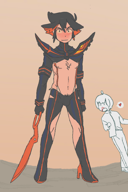 shameful fanart of genderbent ryuko