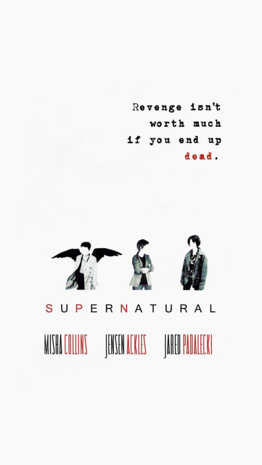 Supernatural Minimalistic Posters Lockscreens