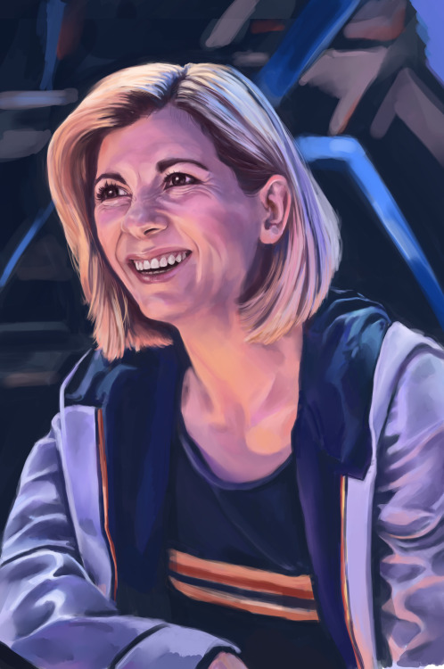 I’m SO behind on doctober, so to make up for it, here’s a smiley Doctor :D 