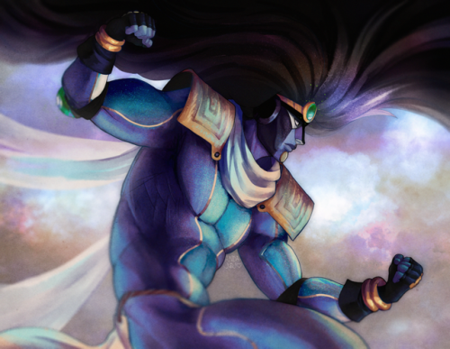 andajojo:STAR PLATINUM~ スタープラチナ(星の白金)Another JJBA commission for @scythling THANK YOU AGAINDid