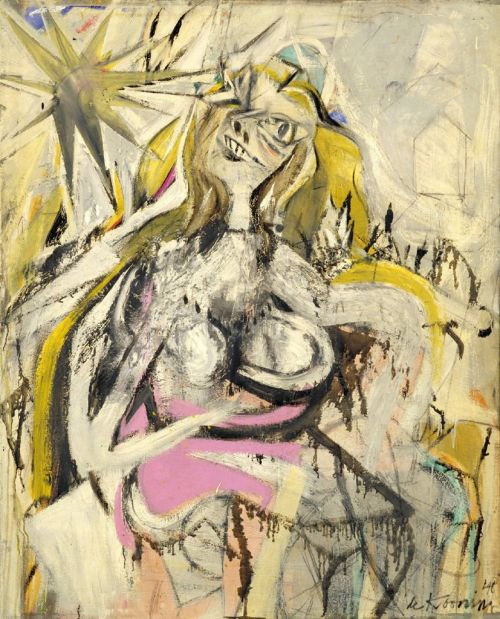 artist-dekooning: Woman/Verso: Untitled, 1948, Willem de Kooning