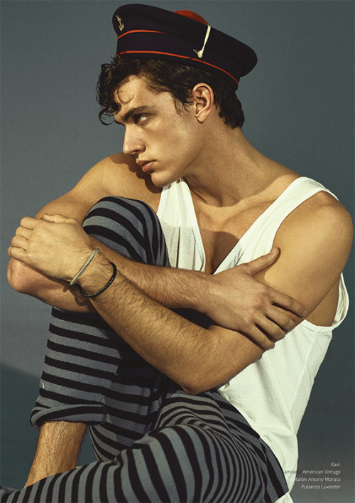  Xavier Serrano in ‘Mon Petit Capitaine’ for Risbel Magazine #8 Shot by Chesco Lopez 