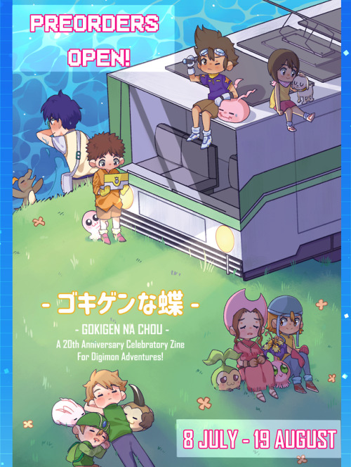 gokigen-na-chou-zine: Preorders for Gokigen Na Chou are now open! [8 July 2019 - 19 August 2019] Gok