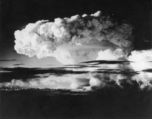 On 1st April in&hellip;1954 One hundred miles of sky are covered by smoke and radioactivity from the