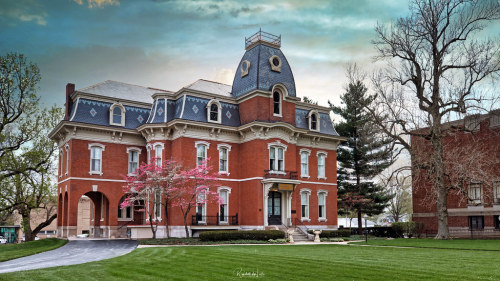 Strawn House, Jacksonville, Illinois by myoldpostcards Explore #49 on May 9-10, 2020. This Second Em