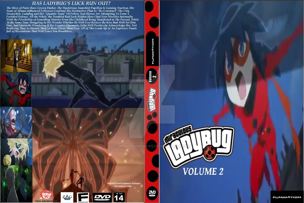 HeckYeah,Anime Ladybug! — Miraculous Ladybug Fake Anime Volume 2 DVD Cover