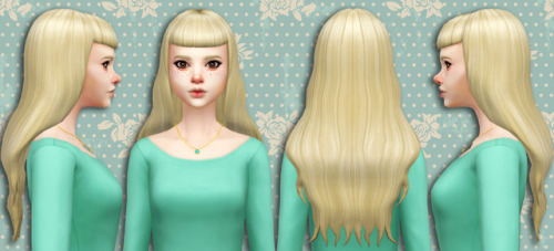 simduction:Mon Hair V2 by SimductionNew hair for females. Base game compatible, Comes in 18 colors, 