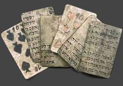 hiddurmitzvah:  Playing cards made from desecrated