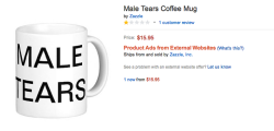 thisisglorious:  faeriesandlakes:  concious-anonymous:  inabasket:  cool it comes with a free refill   How would girls feel if it said “Female Tears” ??  Oh lord. probably  the  same  way  we  feel  when we  see these.  FUCKING THANK YOU 