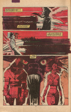 Page From The New Mutants No. 20, By Bill Sienkiewicz And Chris Claremont (Marvel